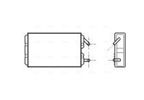 Kachelradiateur, interieurverwarming