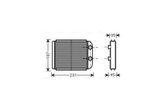 Kachelradiateur, interieurverwarming