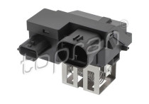 Voorweerstand, elektromotor (radiateurventilator)