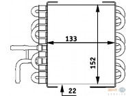 Brandstofkoeler 8MK 376 717-411 Behr Hella