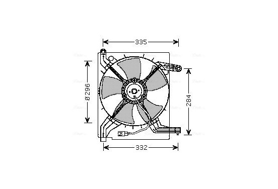 Koelventilator DW7506 Ava Quality Cooling