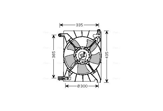 Koelventilator DW7511 Ava Quality Cooling