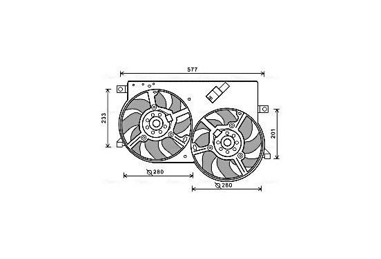 Koelventilator FT7570 Ava Quality Cooling