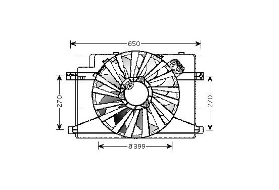 Koelventilator AL7510 Ava Quality Cooling