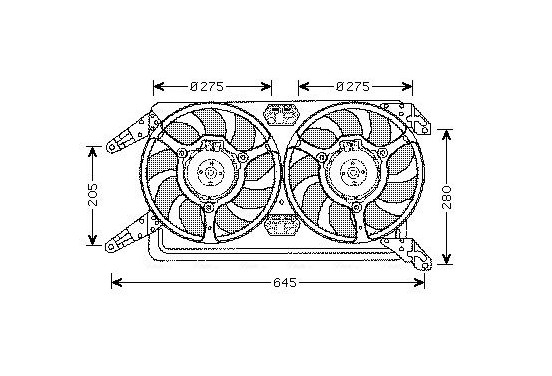 Koelventilator AL7507 Ava Quality Cooling