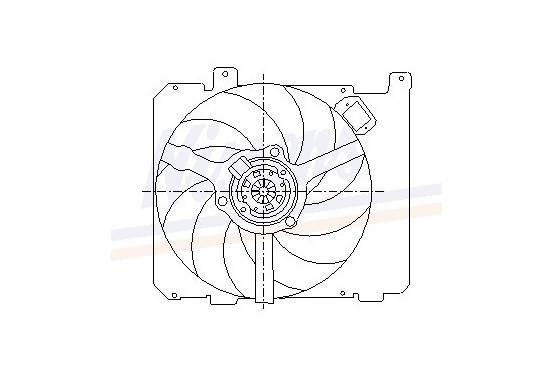 Koelventilator 85377 Nissens