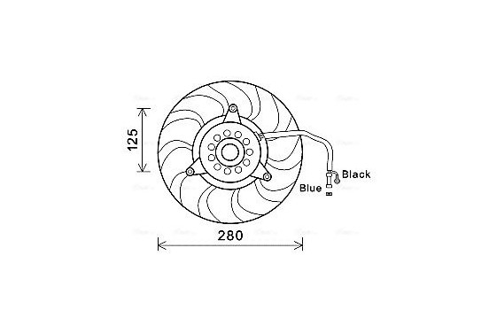 Koelventilator AI7503 Ava Quality Cooling