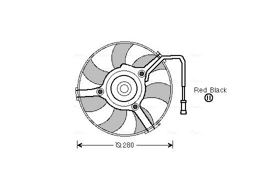 Koelventilator AI7504 Ava Quality Cooling