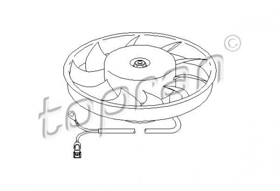 Koelventilator 107 713 Topran