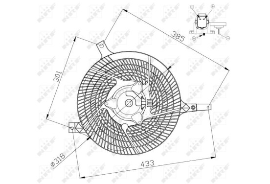 Koelventilator 47572 NRF