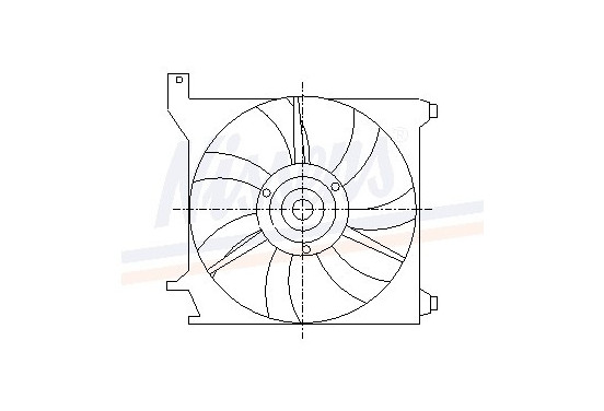 Koelventilator 85589 Nissens