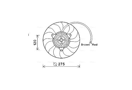 Koelventilator AI7515 Ava Quality Cooling