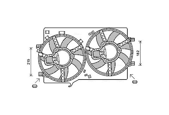 Koelventilator AL7521 Ava Quality Cooling