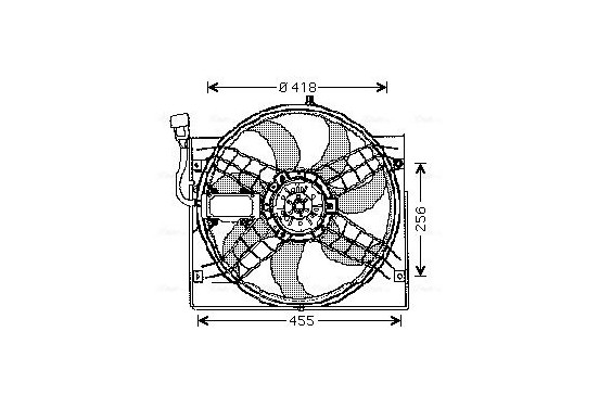 Koelventilator BW7525 Ava Quality Cooling