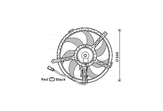 Koelventilator BW7535 Ava Quality Cooling