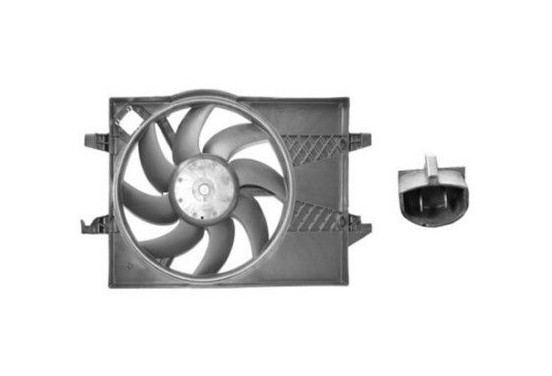 KOELVENTILATOR  COMPLEET 1.2,1.4,1.4TDCi    met AIRCO 1805747 International Radiators