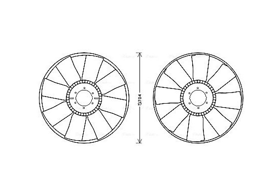 Koelventilator DFB064 Ava Quality Cooling