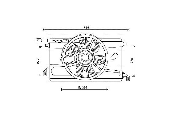 Koelventilator FD7561 Ava Quality Cooling