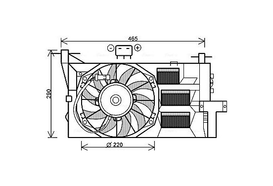 Koelventilator FT7563 Ava Quality Cooling