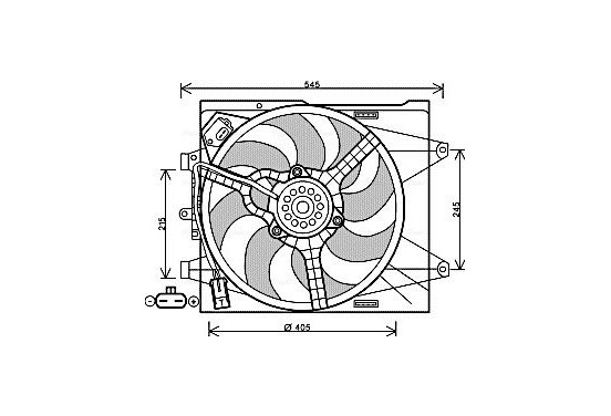 Koelventilator FT7564 Ava Quality Cooling