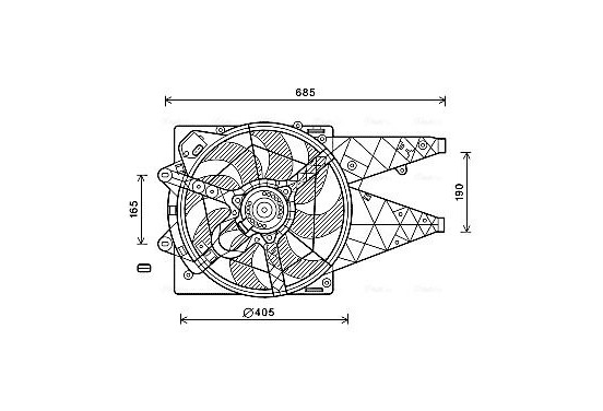 Koelventilator FT7597 Ava Quality Cooling