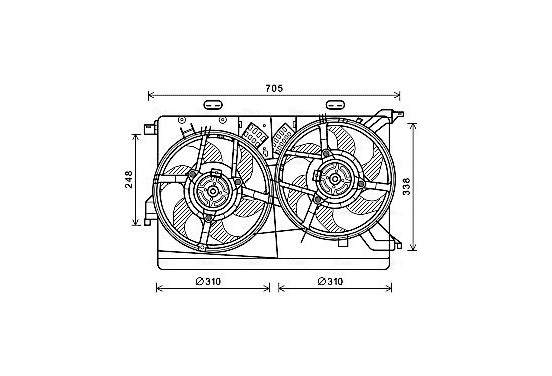 Koelventilator FT7608 Ava Quality Cooling