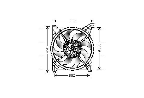 Koelventilator HY7505 Ava Quality Cooling