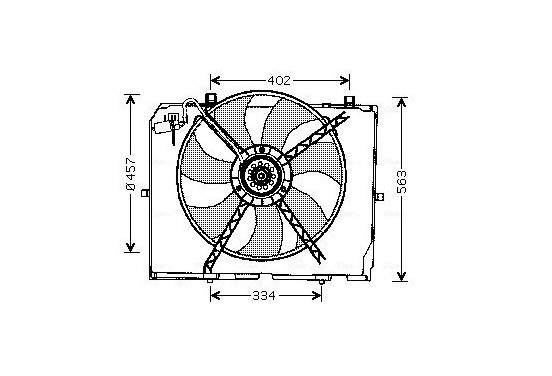 Koelventilator MS7503 Ava Quality Cooling