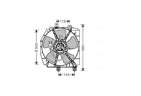 Koelventilator MZ7523 Ava Quality Cooling