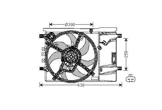 Koelventilator OL7539 Ava Quality Cooling