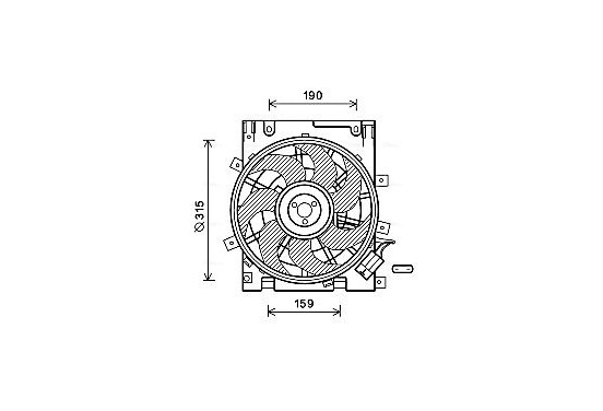 Koelventilator OL7604 Ava Quality Cooling