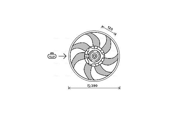 Koelventilator OL7652 Ava Quality Cooling