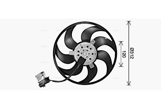 Koelventilator OL7727 Ava Quality Cooling