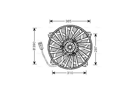 Koelventilator PE7529 Ava Quality Cooling