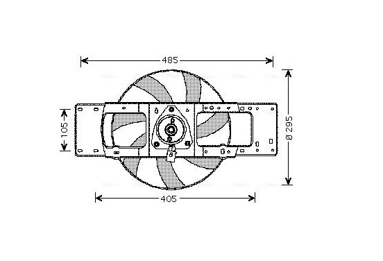 Koelventilator RT7527 Ava Quality Cooling