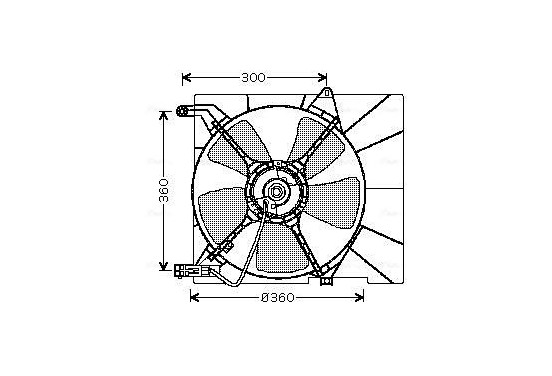 Koelventilator DW7514 Ava Quality Cooling