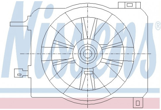 Koelventilator 85419 Nissens