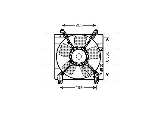 Koelventilator DW7509 Ava Quality Cooling