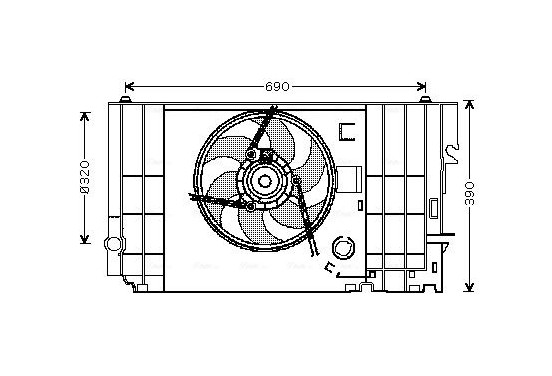 Koelventilator CN7546 Ava Quality Cooling