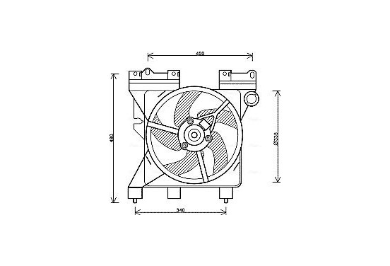 Koelventilator CN7547 Ava Quality Cooling