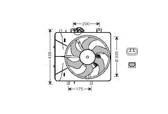 Koelventilator CN7527 Ava Quality Cooling