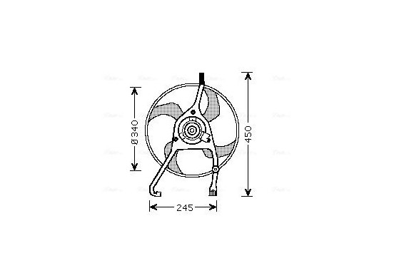 Koelventilator CN7538 Ava Quality Cooling