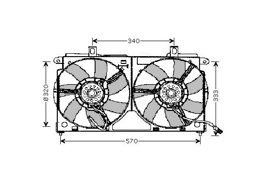 Koelventilator CN7523 Ava Quality Cooling