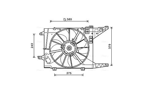 Koelventilator RT7550 Ava Quality Cooling