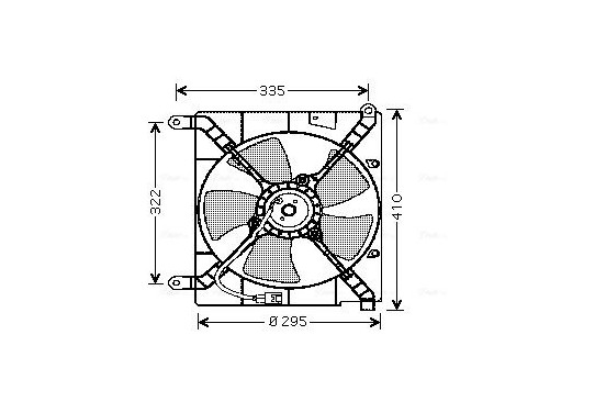 Koelventilator DW7501 Ava Quality Cooling