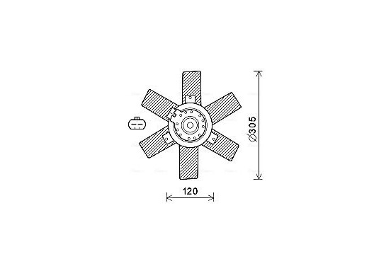 Koelventilator CN7553 Ava Quality Cooling