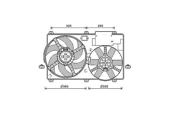 Koelventilator CN7554 Ava Quality Cooling