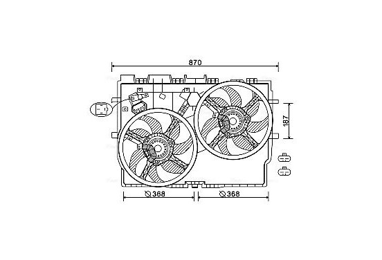 Koelventilator FT7585 Ava Quality Cooling