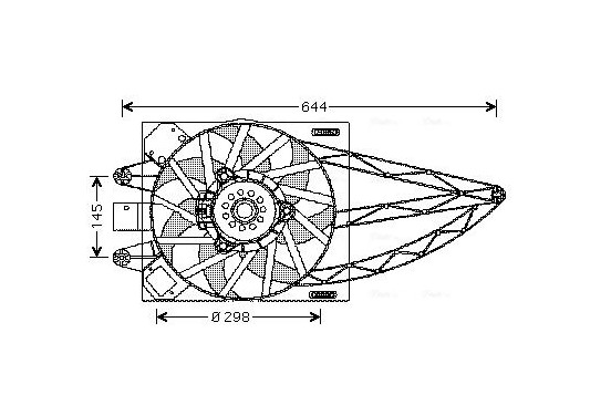 Koelventilator FT7526 Ava Quality Cooling