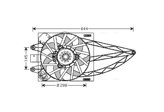 Koelventilator FT7528 Ava Quality Cooling